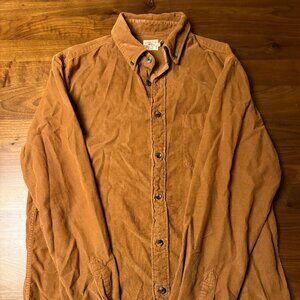 Faherty Men’s Corduroy Long Sleeve Button Up in Hickory